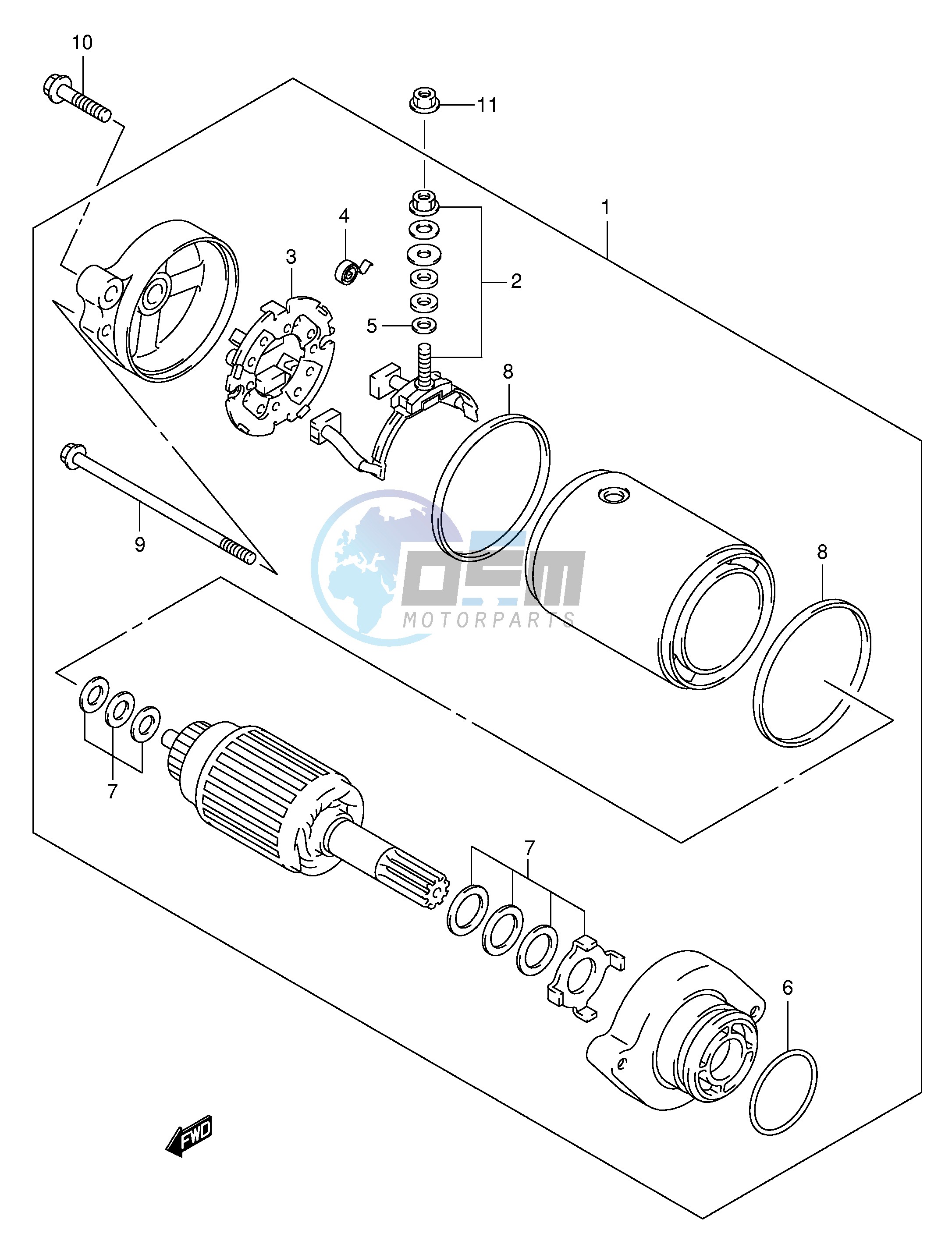 STARTING MOTOR