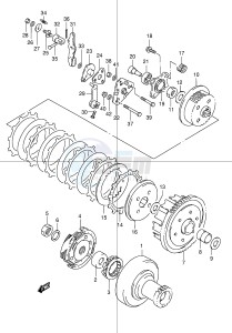 LT-F160 (P24) drawing CLUTCH