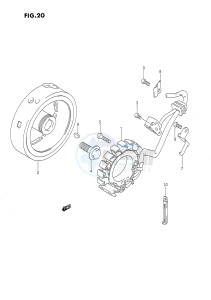 DR650 (E4) drawing MAGNETO