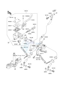 VN 2000 H [VULCAN 2000 CLASSIC] (8F-9F) 0H9F drawing FRONT MASTER CYLINDER