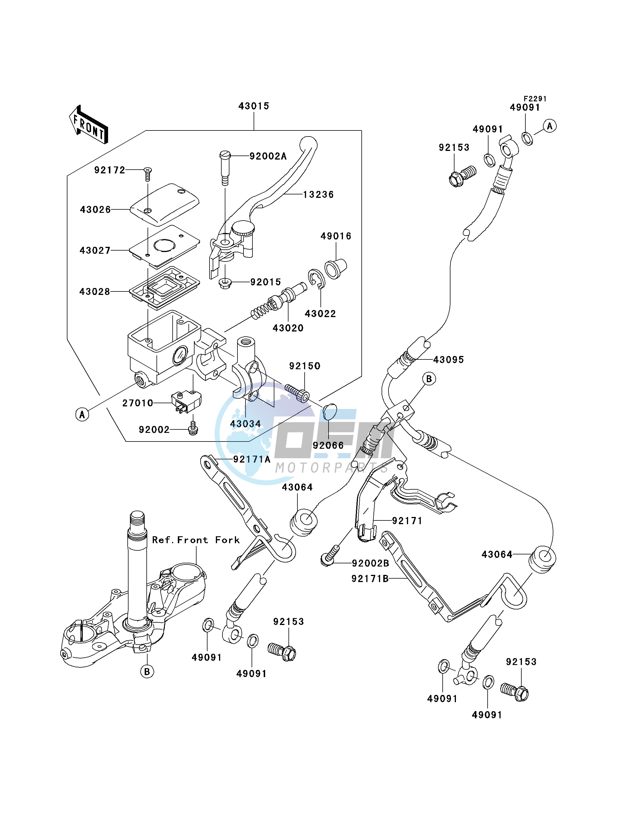 FRONT MASTER CYLINDER