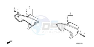 CBF600NA9 Europe Direct - (ED / ABS) drawing SIDE COVER