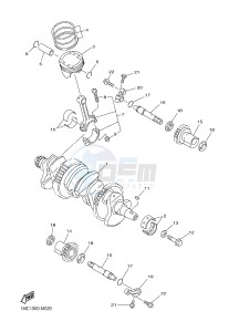 FJR1300AE FJR1300-AE (B961) drawing CRANKSHAFT & PISTON