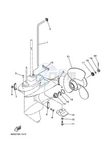 FT9-9GEX drawing LOWER-CASING-x-DRIVE-2