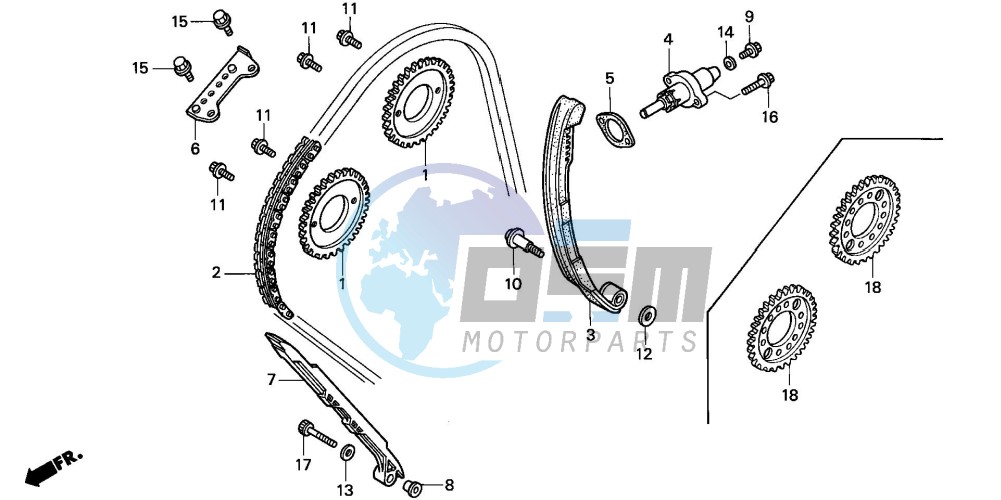 CAM CHAIN/TENSIONER