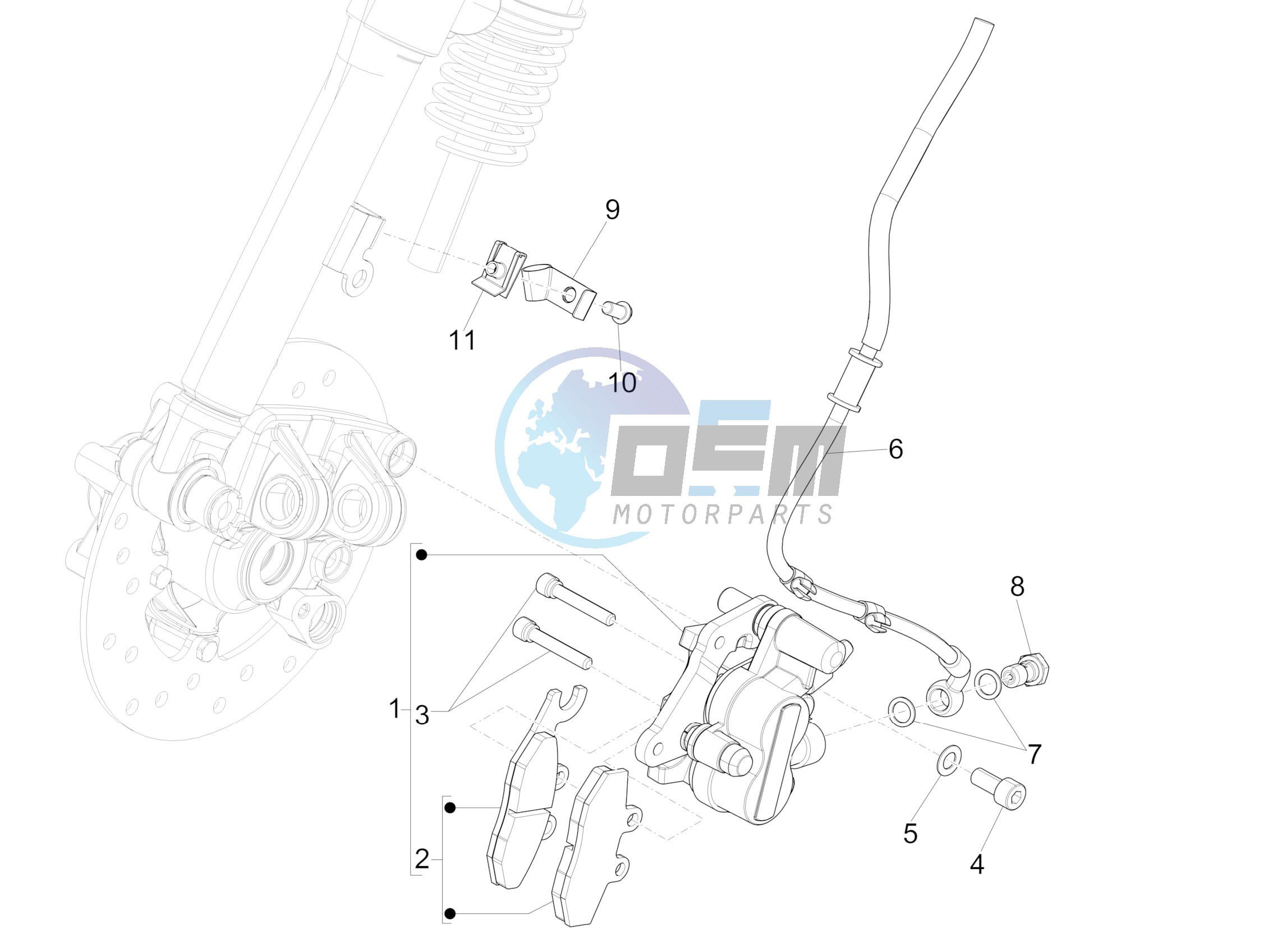 Brakes pipes - Calipers