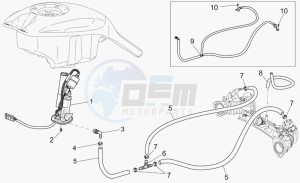 Griso V 1100 IE IE drawing Fuel supply