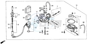 SFX50 drawing CARBURETOR