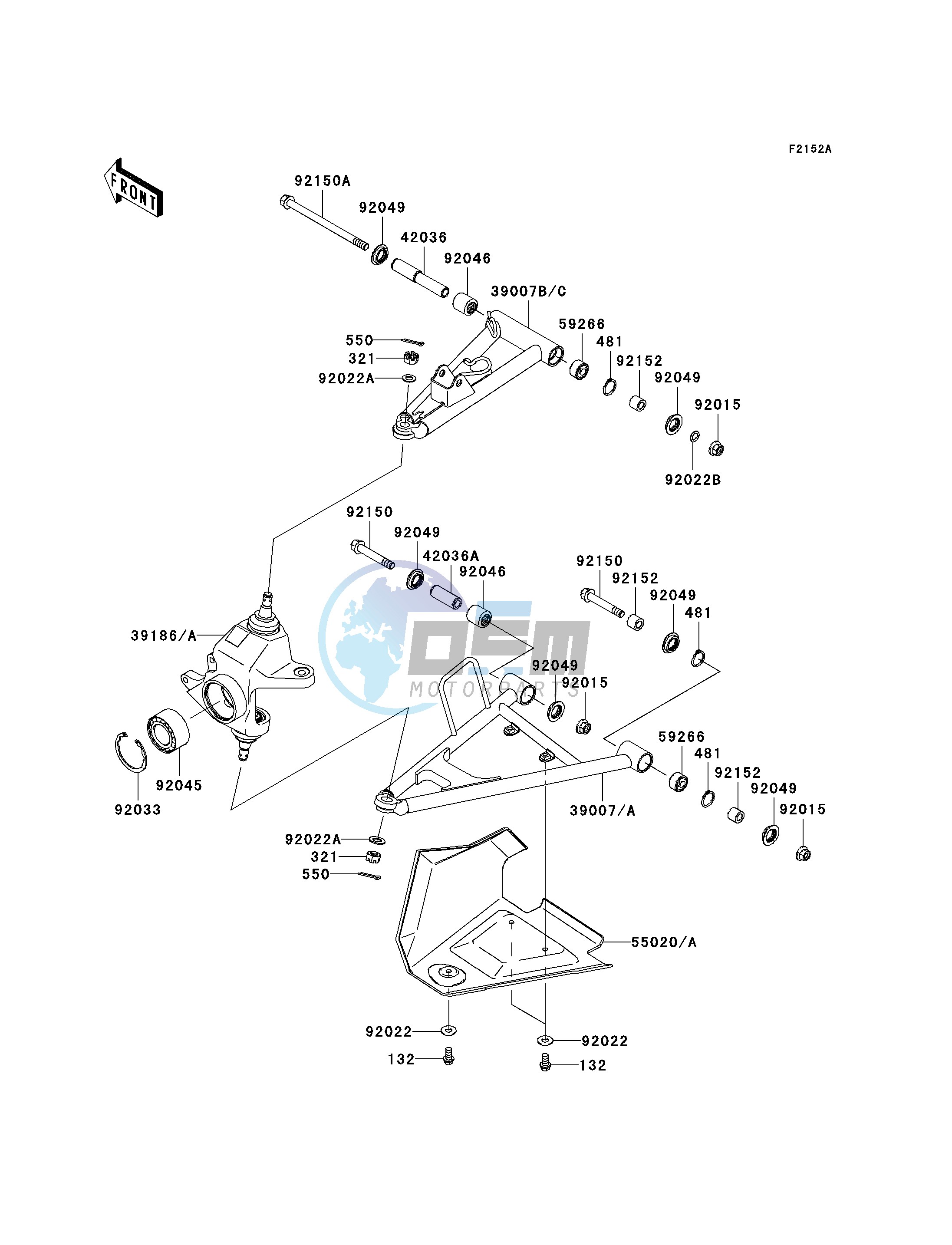 FRONT SUSPENSION-- JKAVFDC1 6B503253 - - -