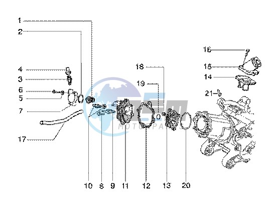 Cylinder head - Induction pipe