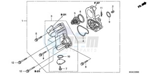 GL18009 NZ / AB NAV - (NZ / AB NAV) drawing WATER PUMP