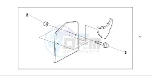 VT750C2 VT750C2 drawing BACKREST PLATE