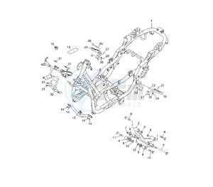 YP R X-MAX ABS 250 drawing FRAME