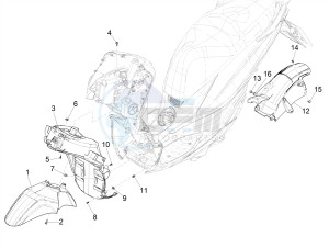 MEDLEY 125 4T IE ABS E4 2020 (APAC) drawing Wheel housing - Mudguard