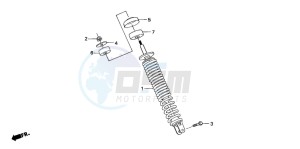 SZX50X X8R-X drawing REAR CUSHION