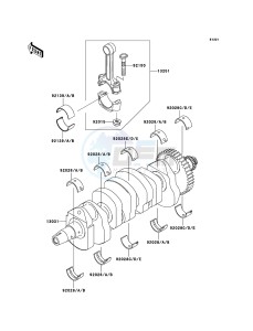 Z750 ZR750-J2H FR GB XX (EU ME A(FRICA) drawing Crankshaft