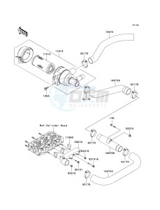 KAF 950 A [MULE 2510 DIESEL] (A1-A3) [MULE 2510 DIESEL] drawing AIR CLEANER