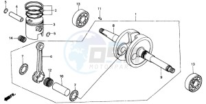 SRX50 drawing CRANKSHAFT/PISTON