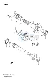 AN400 (E3-E28) Burgman drawing TRANSMISSION (2)