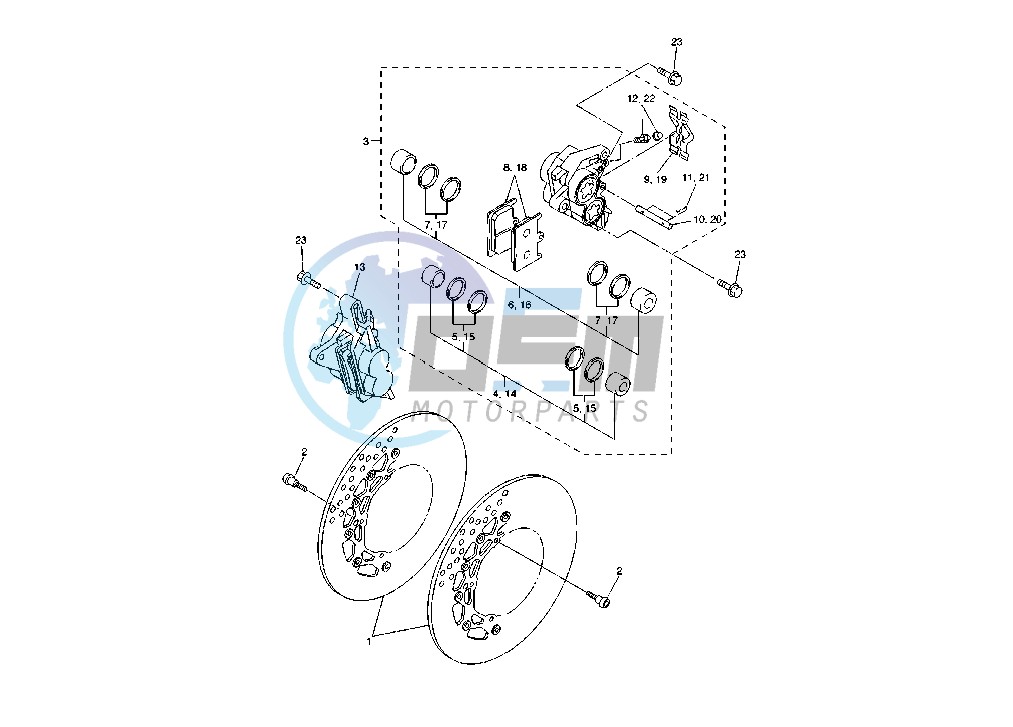 FRONT BRAKE CALIPER