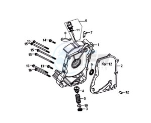 FIDDLE II 125 drawing CRANKCASE RIGHT