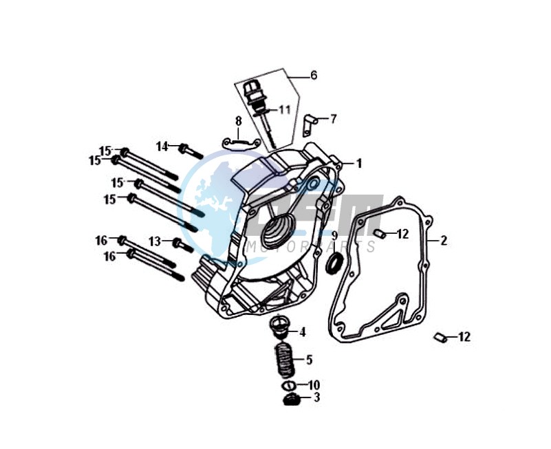 CRANKCASE RIGHT