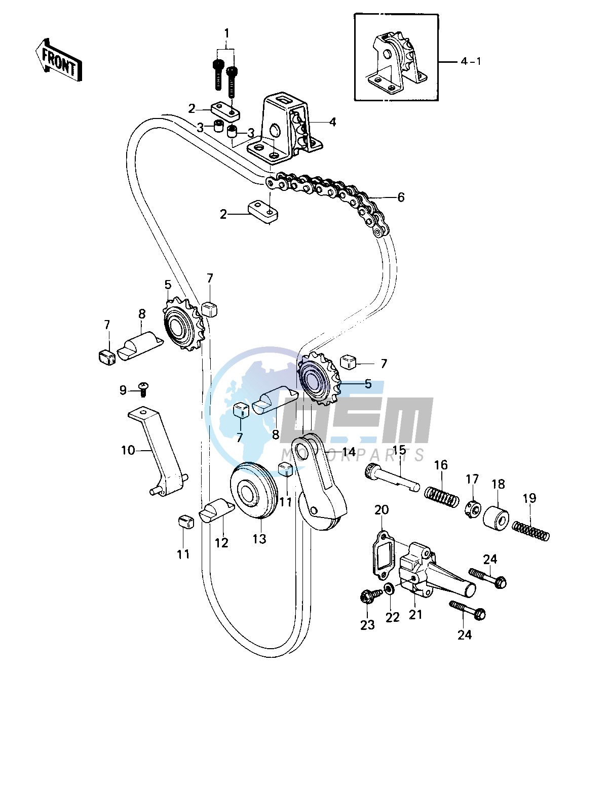 CAM CHAIN_TENSIONER -- 79-80 B3_B4- -