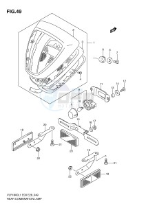 VLR1800 (E3-E28) drawing REAR COMBINATION LAMP