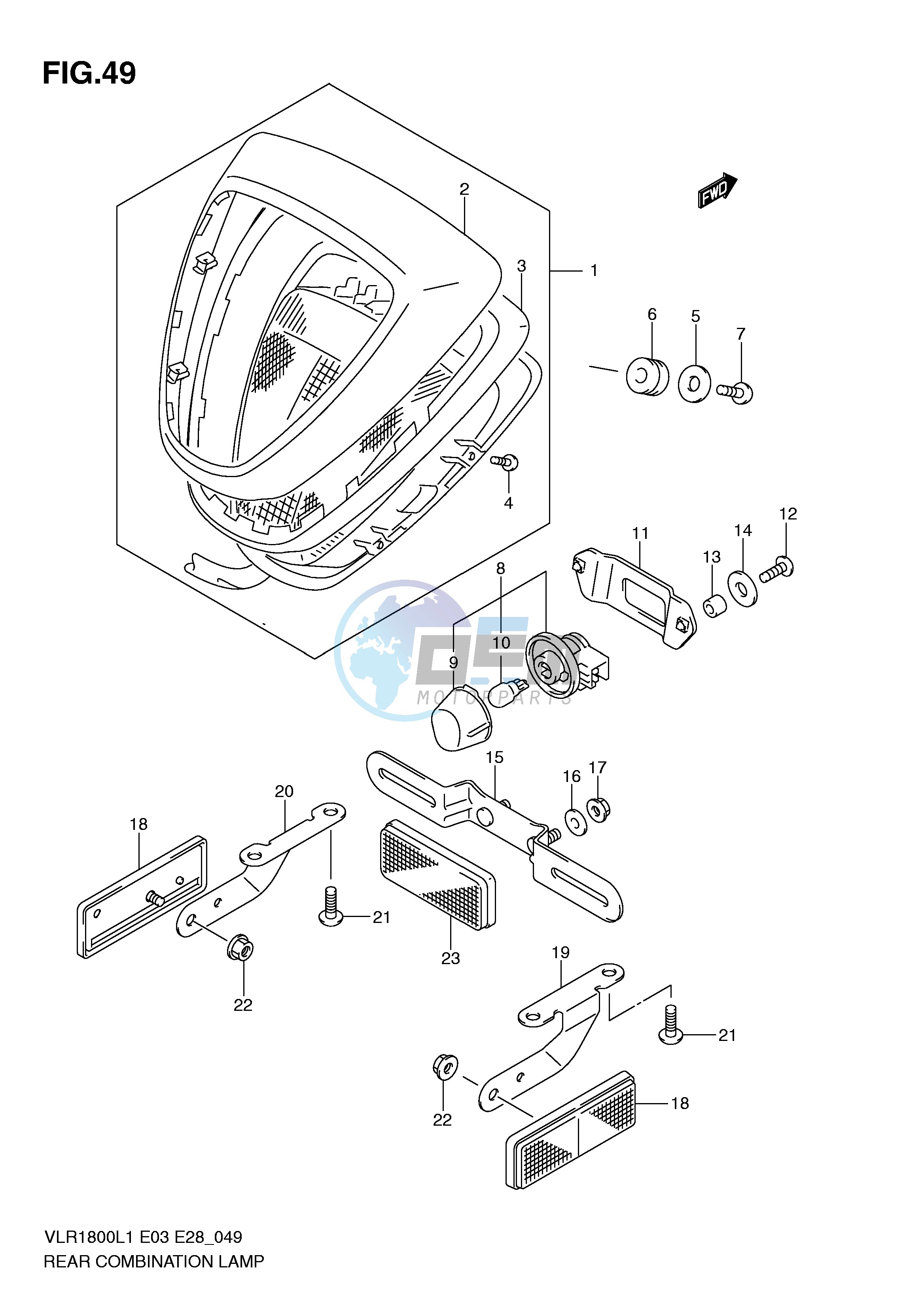 REAR COMBINATION LAMP