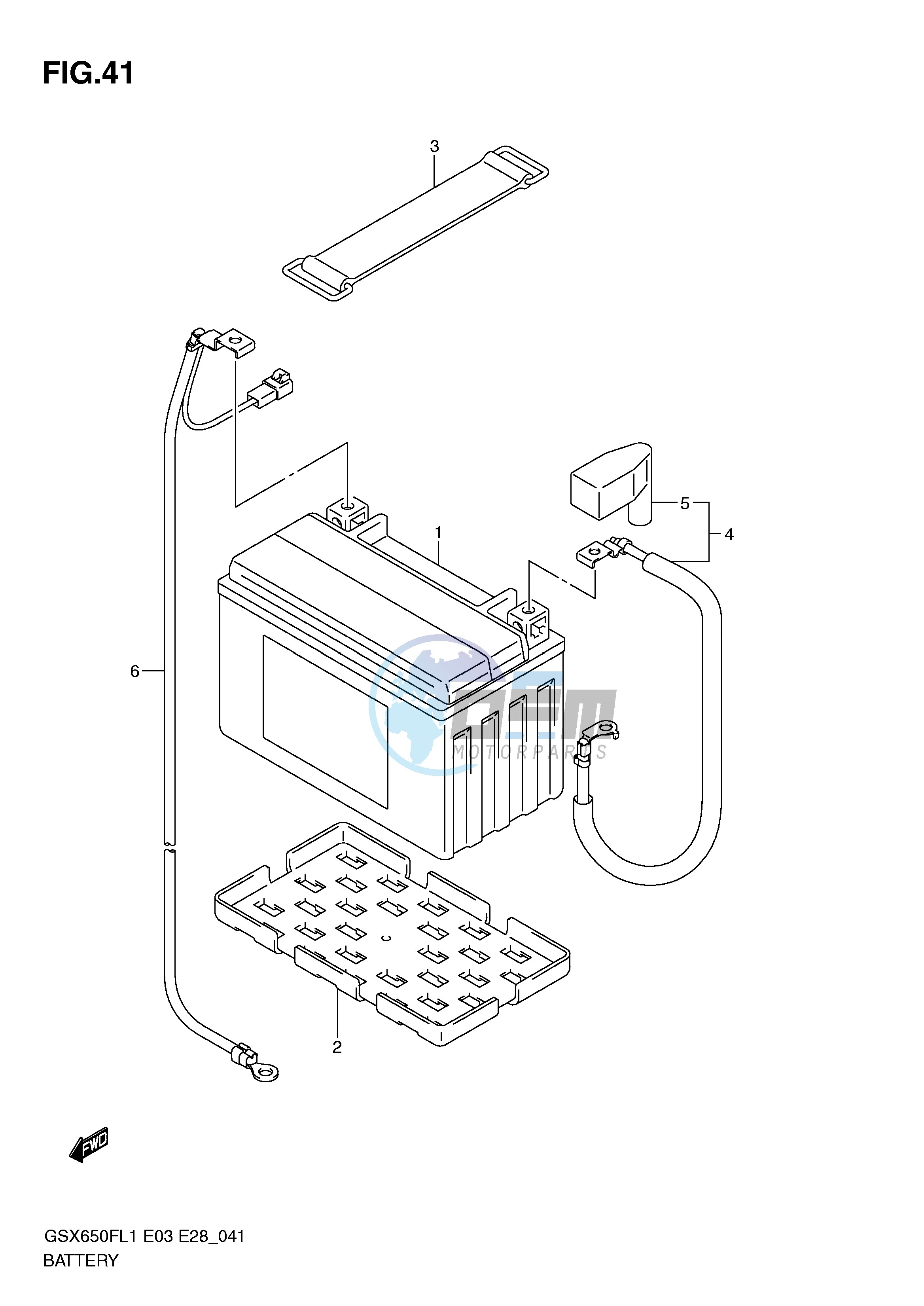 BATTERY (GSX650FL1 E33)