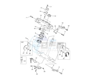 WR F 450 drawing STEERING