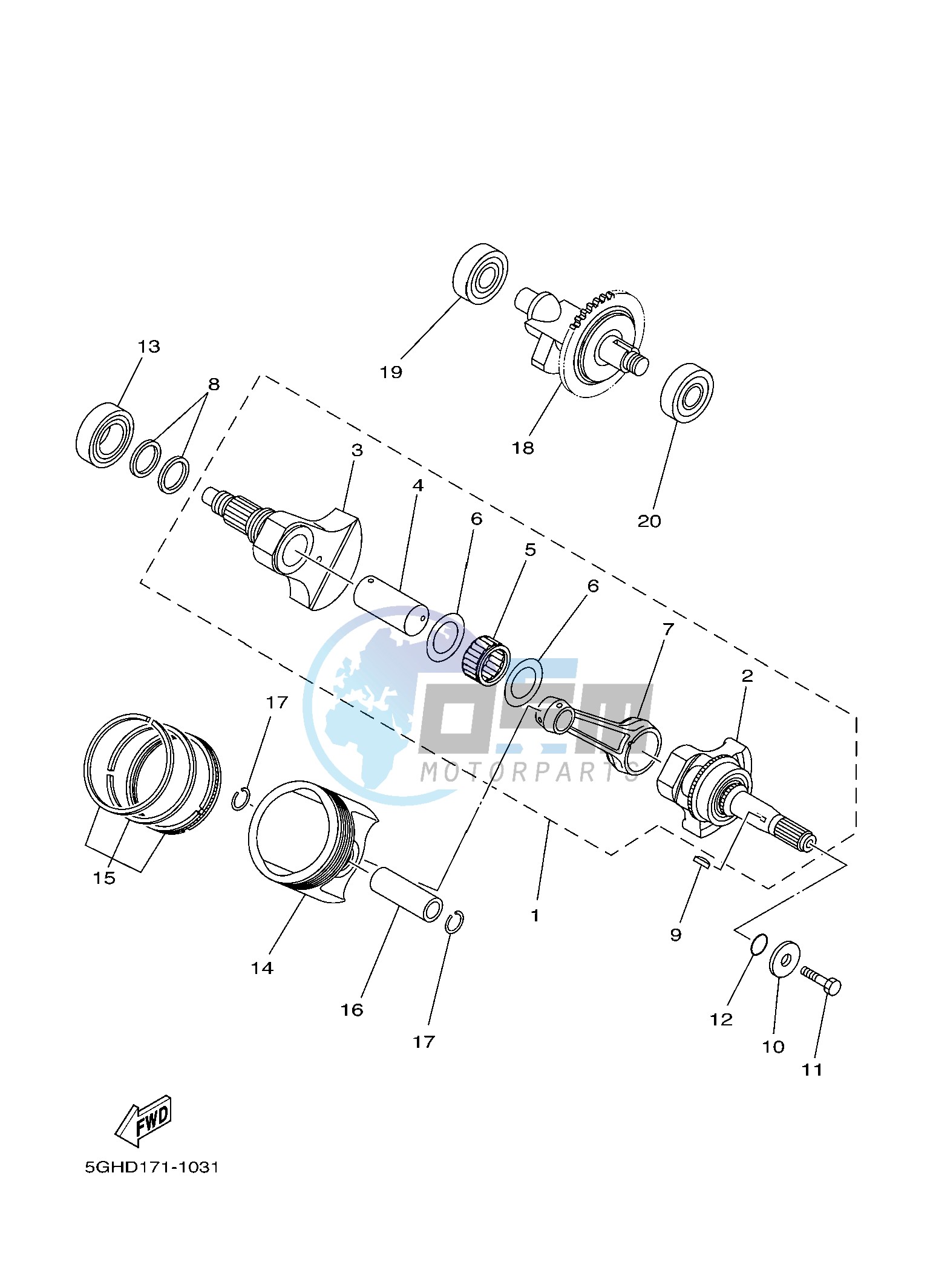 CRANKSHAFT & PISTON