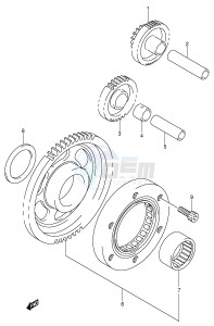 LT-A500F (P24) drawing STARTER CLUTCH