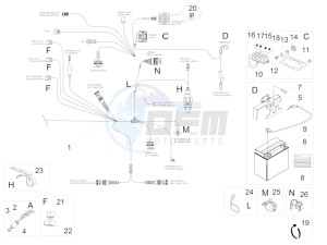 V7 II Special ABS 750 drawing Electrical system II