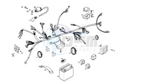 CROSS CITY - 125 CC 4T EU3 drawing WIRING HARNESS