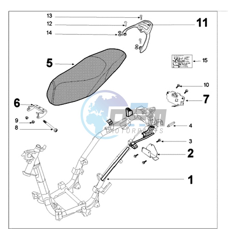 FRAME AND SADDLE