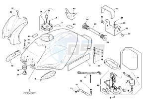 V RAPTOR 1000 drawing FUEL TANK