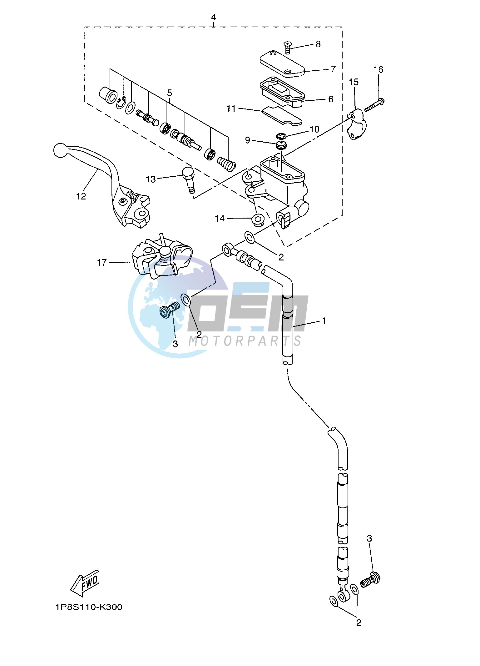 FRONT MASTER CYLINDER