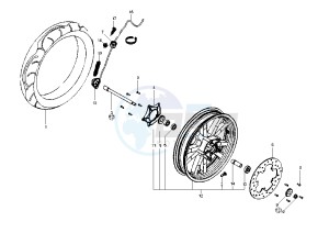 Beverly RST 125 drawing Front wheel