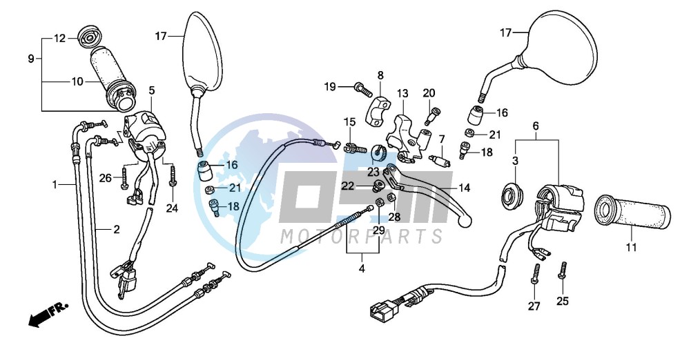 HANDLE LEVER/SWITCH/CABLE