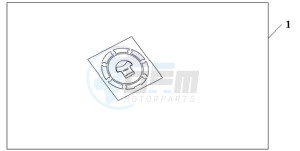 CB1000R9 Europe Direct - (ED) drawing FUEL FILLER PAD