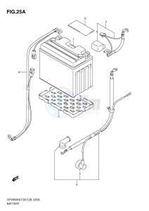 SFV650 (E3-E28) Gladius drawing BATTERY (SFV650AL0)