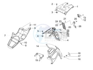 Runner 125 ST 4T E3 (EMEA) drawing Rear cover - Splash guard