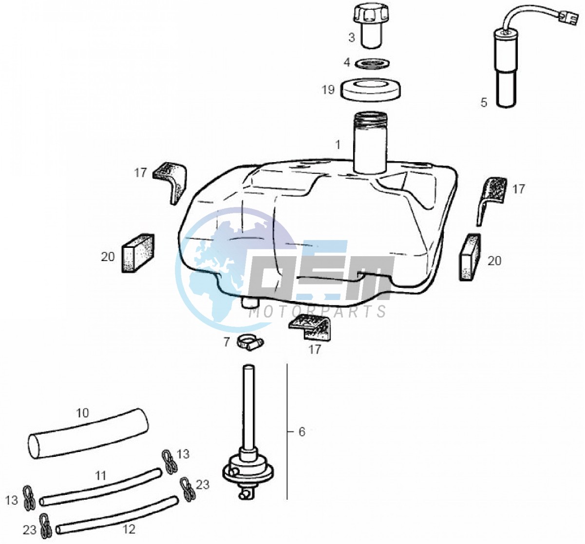 Fuel tank (Positions)