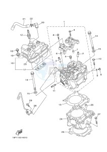 YFZ450R YFZ450RD (18PS 18PP) drawing CYLINDER