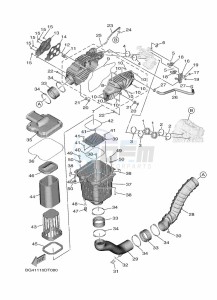 YXE850ENS YXE85WPLK (B8K8) drawing INTAKE