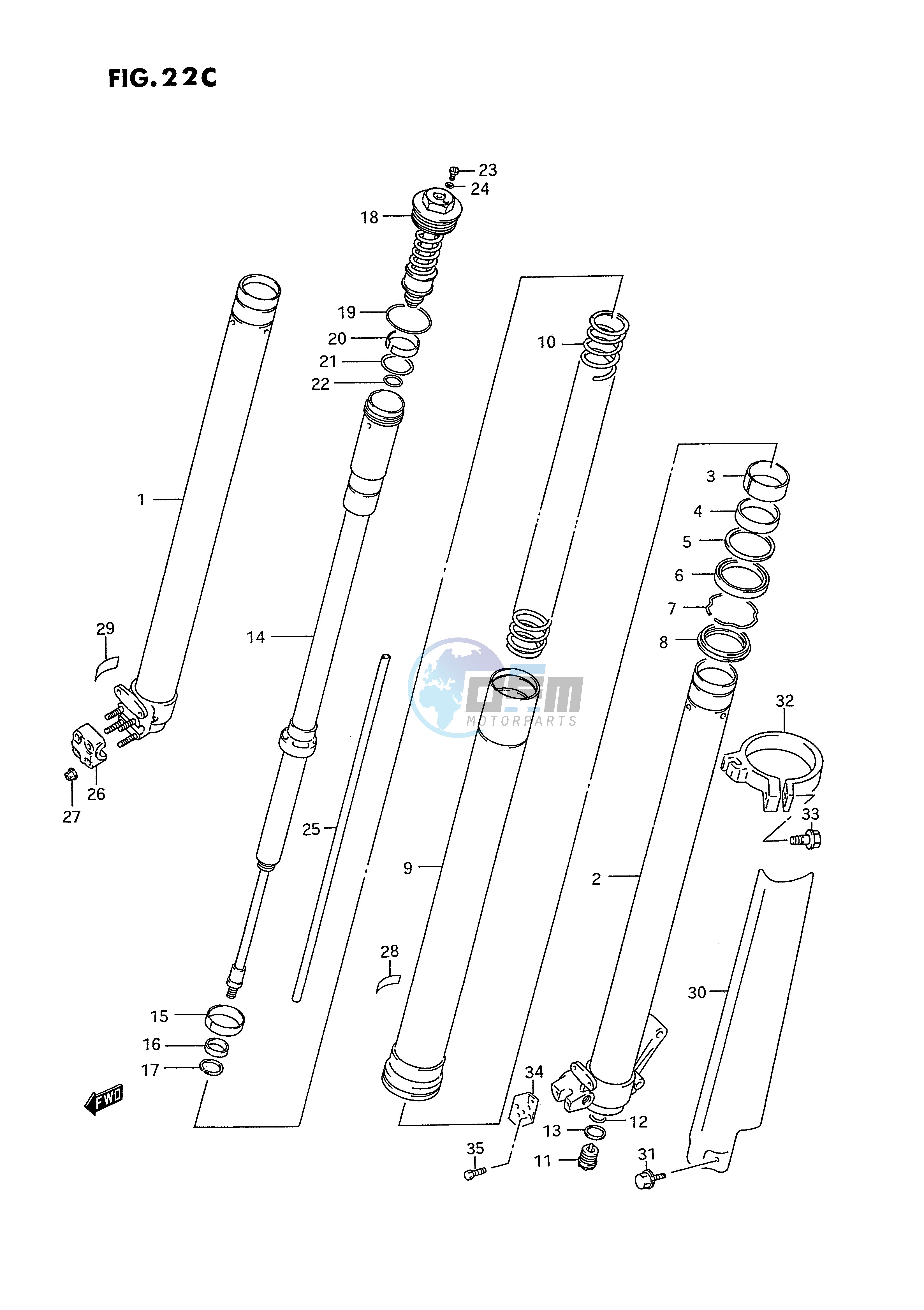 FRONT DAMPER (MODEL S)