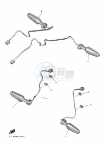 YZF690-U YZF-R7 (BJT1) drawing FLASHER LIGHT