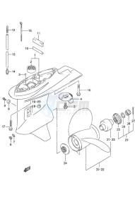 DF 70A drawing Gear Case