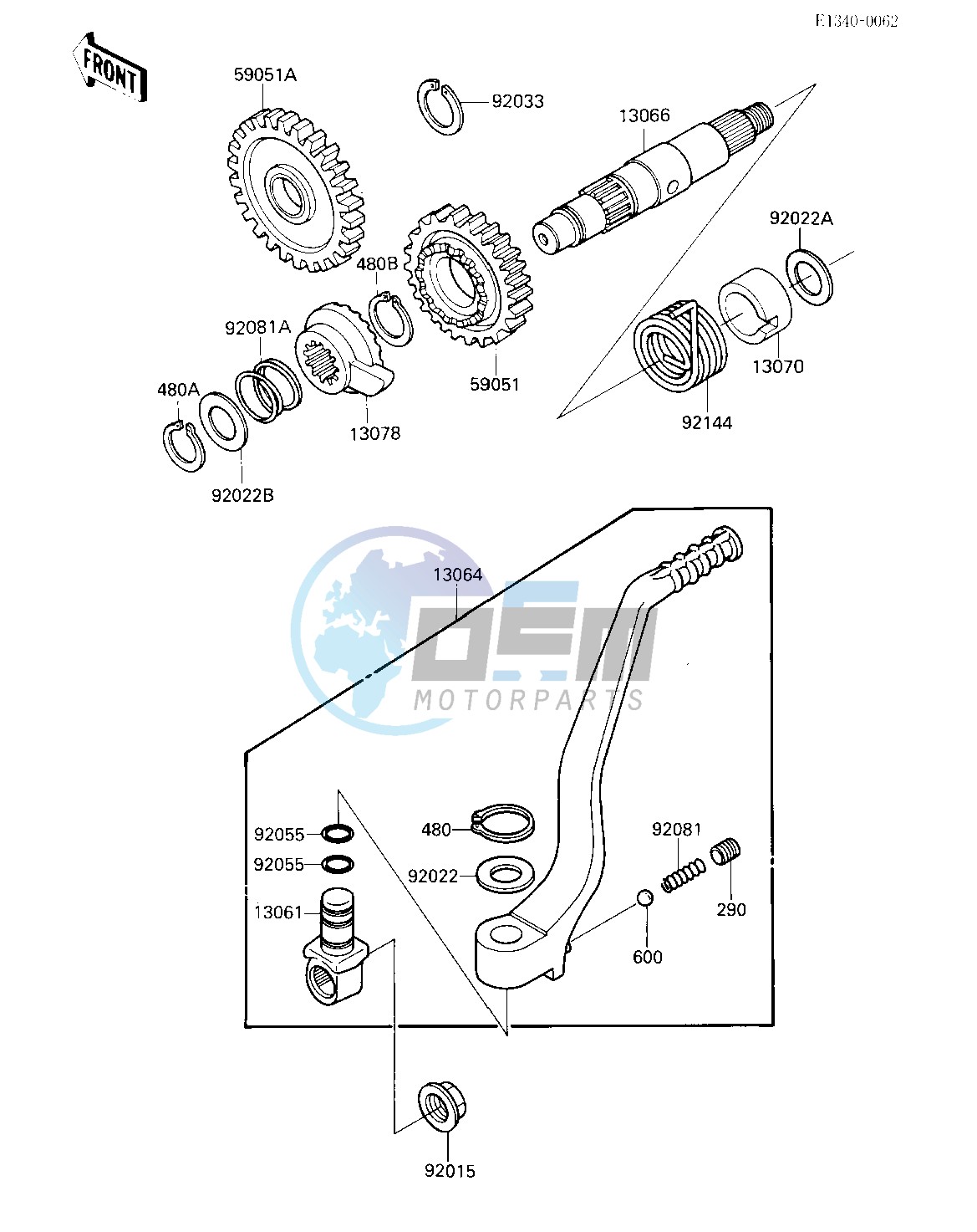 KICKSTARTER MECHANISM